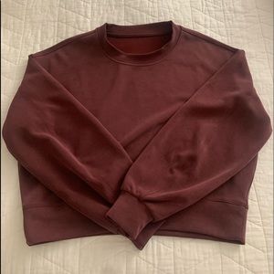 Lululemon Softstreme Cropped Crewneck NWOT